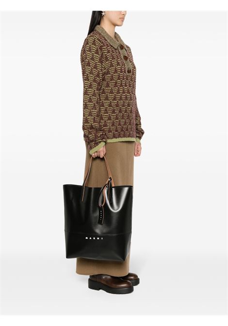 borsa tote tribeca unisex nera MARNI | SHMQ0037A1 P576900N99